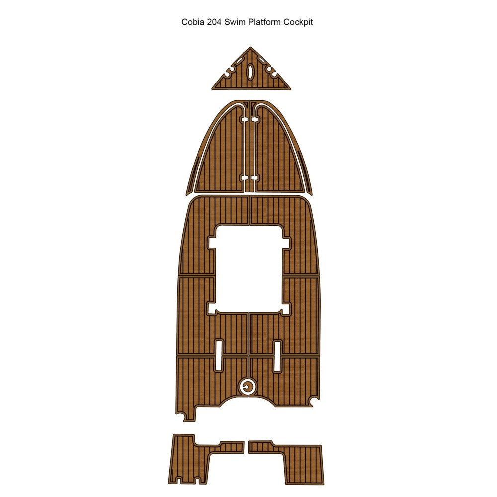 Cobia 204 Swim Platform Cockpit Pad Traction Mats Eva Foam Boat Flooring Marine Decking Hzchione