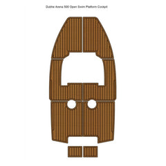 Dubhe Arena 500 Open Swim Platform Cockpit Traction Mats Eva Foam Boat Flooring Marine Decking Hzchione