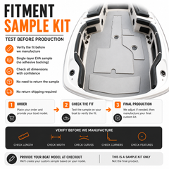 EVA Foam Boat Flooring Fitment Sample Kit
