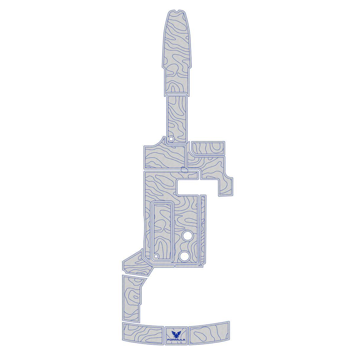 1999-2008 Formula 280 Swim Platform Cockpit Pad Traction Mats Eva Foam Boat Flooring Marine Decking Hzchione
