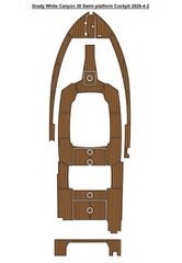 Grady White Canyon 30 Swim platform Cockpit Traction Mats Eva Foam Boat Flooring Marine Decking Hzchione