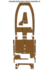 Grady White Sailfish 26 Swim Platform Cockpit Traction Mats Eva Foam Boat Flooring Marine Decking Hzchione