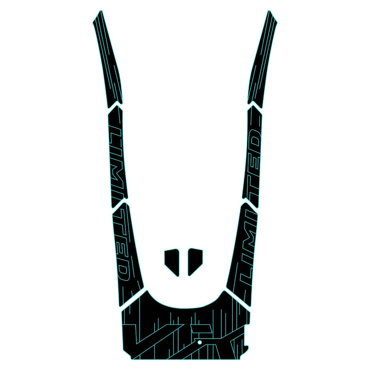 2021-2025 Yamaha VX-C/VXCRUISER/HO/DELUXE EVA Foam Boat Flooring Jet Ski Traction Mats Hzchione Black Turquoise Blue