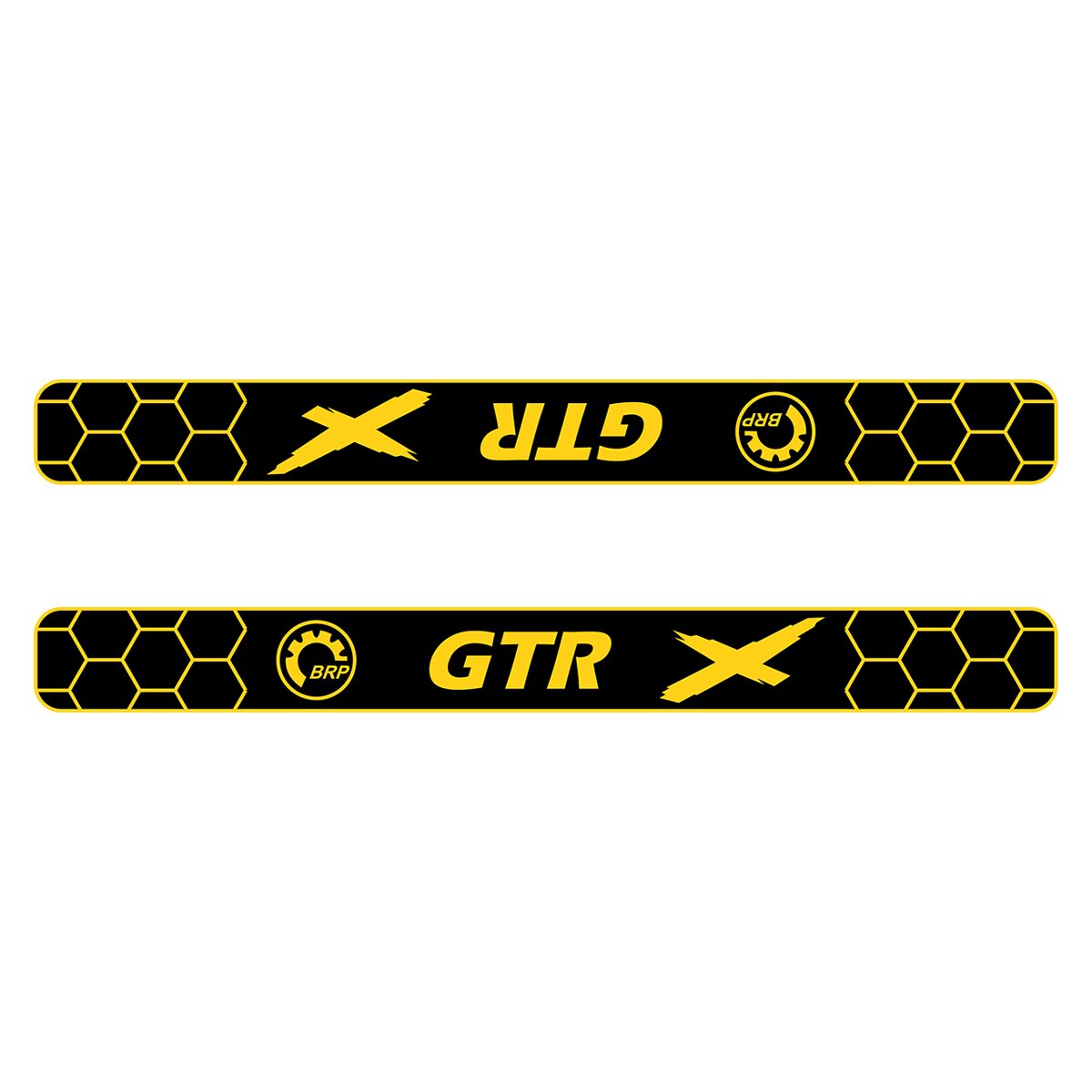 Hzchione PWC Traction Gunnel Pad Jet Ski Accessories Hzchione 40*4in/Black Yellow/Hexagon/GTR