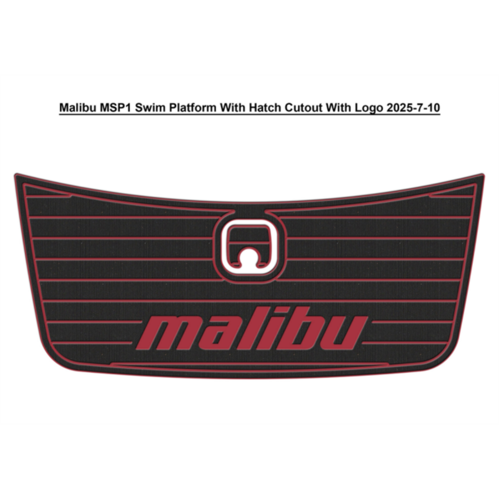 Malibu MSP1 Swim Platform With Hatch Cutout Pad Traction Mats Eva Foam Boat Flooring Marine Decking Hzchione