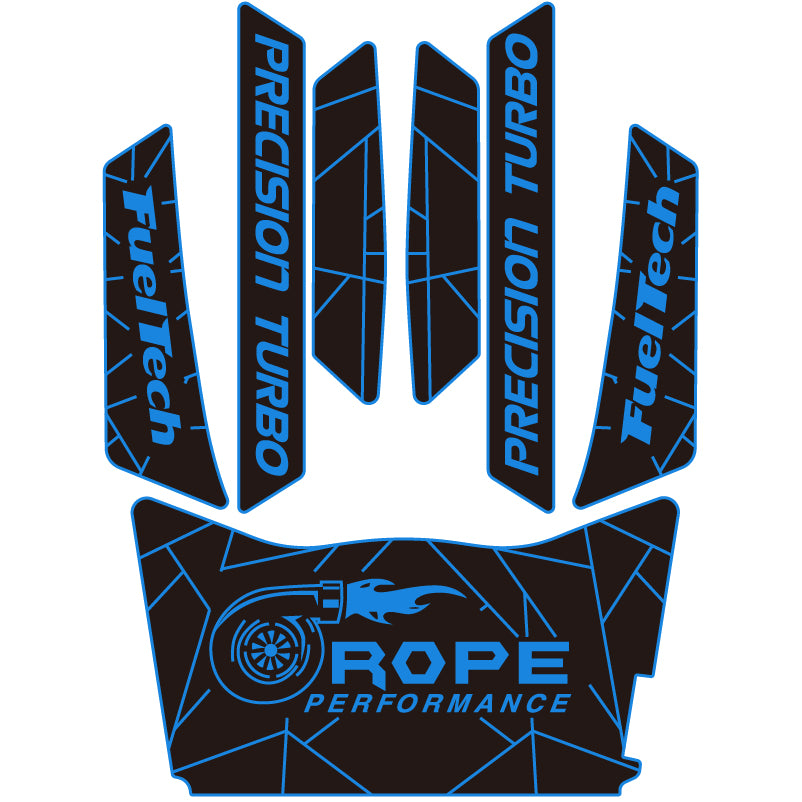 2017-2020 Yamaha GP1800 EVA Foam Boat Flooring Jet Ski Traction Mats Hzchione Black Dark Blue-ROPE PERFORMANCE