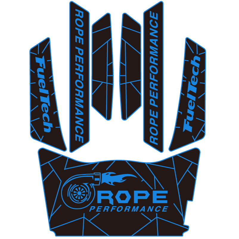 2017-2020 Yamaha GP1800 EVA Foam Boat Flooring Jet Ski Traction Mats Hzchione Black Dark Blue-PRECISION TURBO