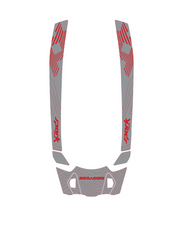 2024 Sea Doo SPARK TRIXX 1 & 2 UP Customize Jet Ski Mats Non-Slip Motorboat Traction Mat Hzchione Light Gray Red