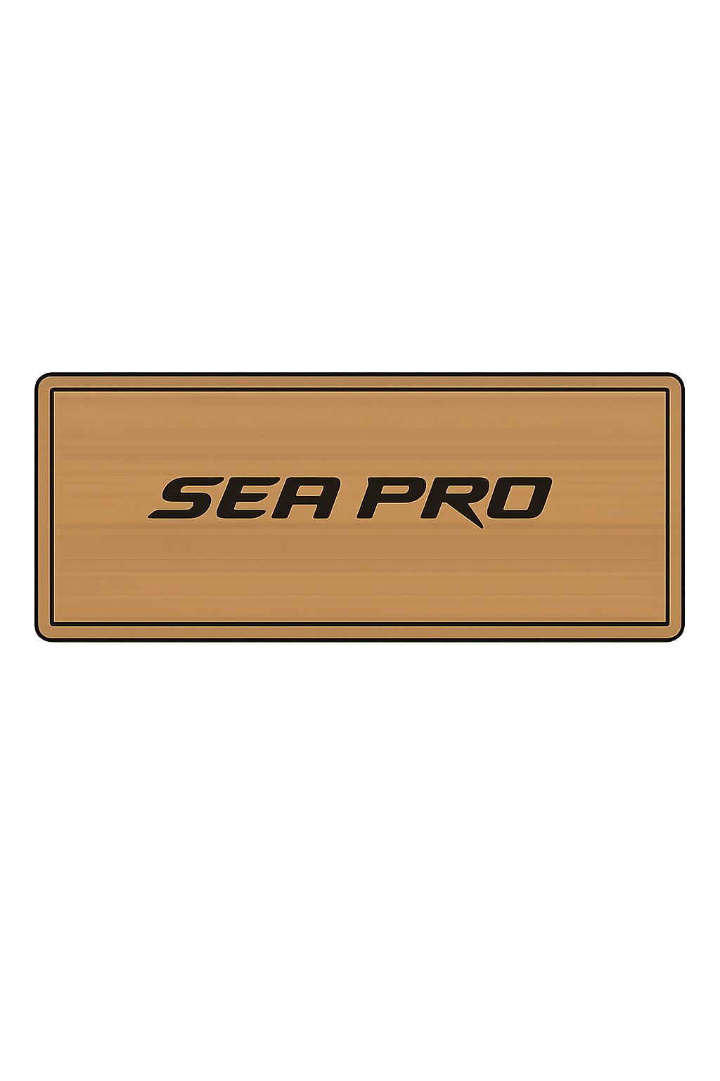 Sea Pro Boats Helm Pad Hzchione 35” X 15” Brown Black