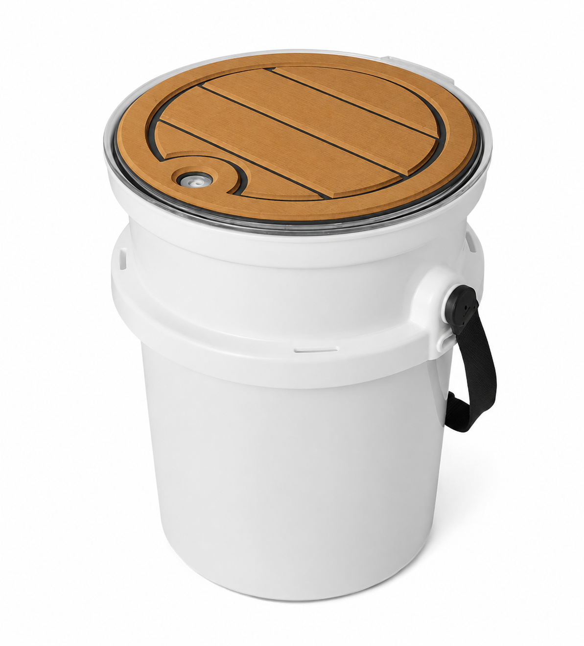 YETI Loadout Bucket Lid Pad Hzchione Brown + Black