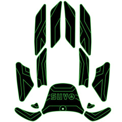 Yamaha SV1200 WaveRunner SUV  EVA Foam Boat Flooring Jet Ski Traction Mats  Hzchione Black Green-SUV  