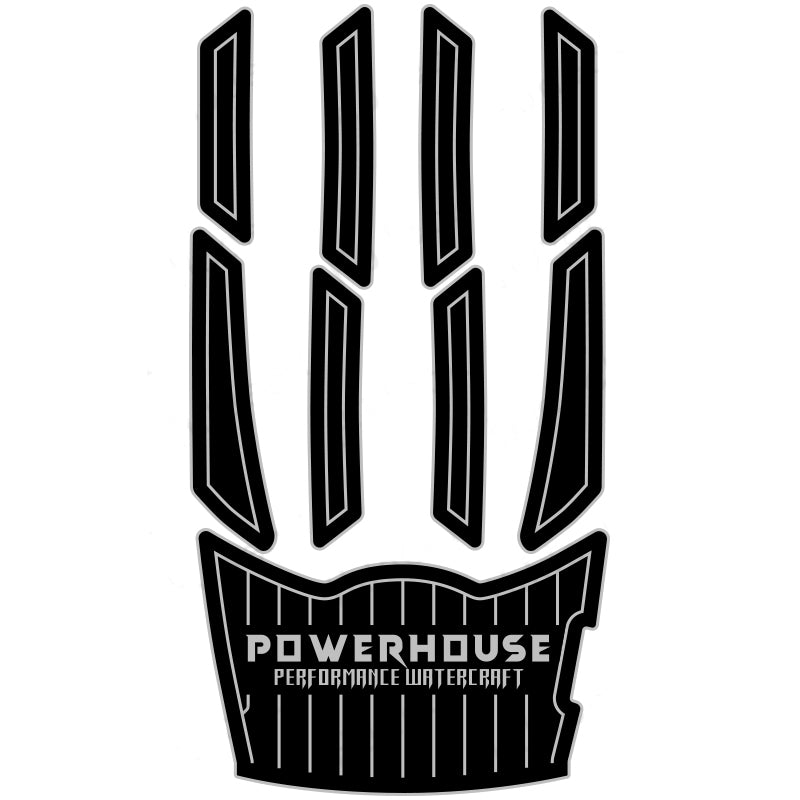 2005-2009 Yamaha VX EVA Foam Boat Flooring Jet Ski Traction Mats  Hzchione Black Gray-Power House  