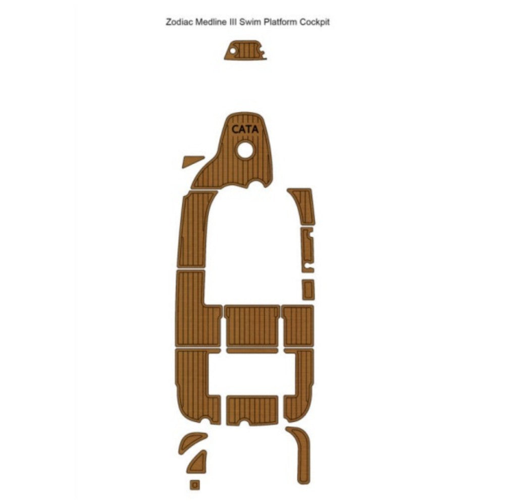 Zodiac Medline III Swim Platform Cockpit Traction Mats Eva Foam Boat Flooring Marine Decking