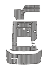 2005 Cruiser 340 Express Traction Mats Eva Foam Boat Flooring Marine Decking Hzchione Light Grey Black