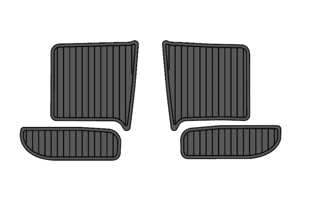 2016 Manitou 25 X-Plode Traction Mats Eva Foam Boat Flooring Marine Decking Hzchione Dark Grey Black