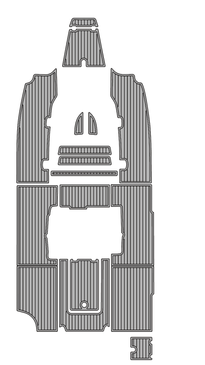 2019 Robalo R272 Traction Mats Eva Foam Boat Flooring Marine Decking Hzchione Light Grey Black