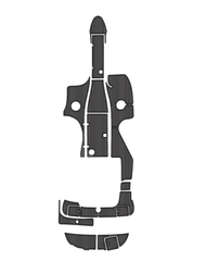 2009 Monterey 248 Traction Mats Eva Foam Boat Flooring Marine Decking Hzchione Dark Gray Black