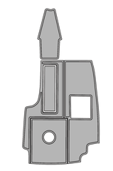 2000 MasterCraft 205V Prostar Traction Mats Eva Foam Boat Flooring Marine Decking Hzchione Light Grey Black