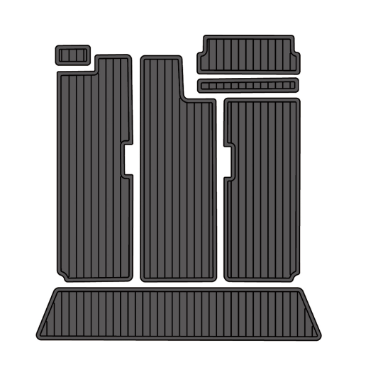 2005 Fountain Executioner 35 Traction Mats Eva Foam Boat Flooring Marine Decking Hzchione Dark Grey Black