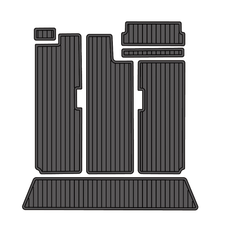 2005 Fountain Executioner 35 Traction Mats Eva Foam Boat Flooring Marine Decking Hzchione Dark Grey Black