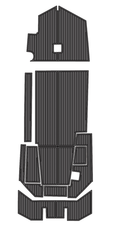 2023 Excel 1754 SW Traction Mats Eva Foam Boat Flooring Marine Decking Hzchione Dark Grey Black