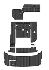 2005 Cruiser 340 Express Traction Mats Eva Foam Boat Flooring Marine Decking Hzchione Dark Grey Black