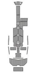 2015-2018 MasterCraft X23 Traction Mats Eva Foam Boat Flooring Marine Decking Hzchione Light Grey Black