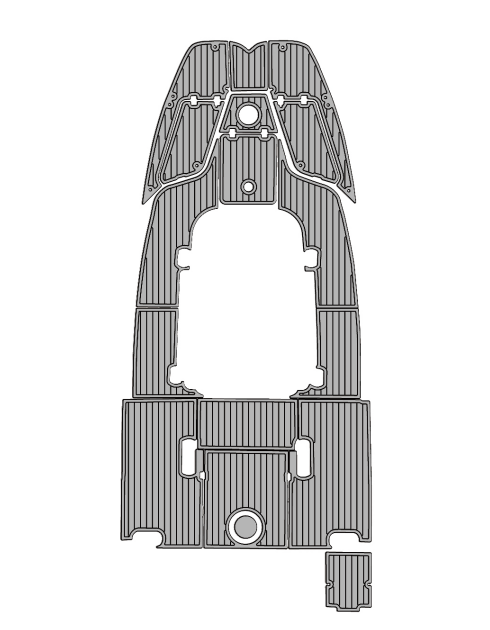 2022 Sea Fox 228 Commander Traction Mats Eva Foam Boat Flooring Marine Decking Hzchione Light Grey Black