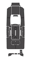 2006 Glassstream 328 SCX Traction Mats Eva Foam Boat Flooring Marine Decking Hzchione Dark Grey Black
