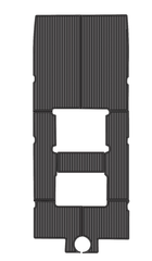 2017 Carolina Skimmer 21 Traction Mats Eva Foam Boat Flooring Marine Decking Hzchione Dark Grey Black