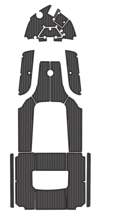 2019 Nautic Star 251 Hybrid Traction Mats Eva Foam Boat Flooring Marine Decking Hzchione Dark Grey Black