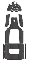 2019 Nautic Star 251 Hybrid Traction Mats Eva Foam Boat Flooring Marine Decking Hzchione Dark Grey Black