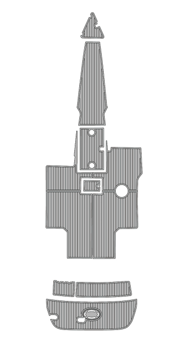 2000 Crownline 266 Traction Mats Eva Foam Boat Flooring Marine Decking Hzchione Light Grey Black