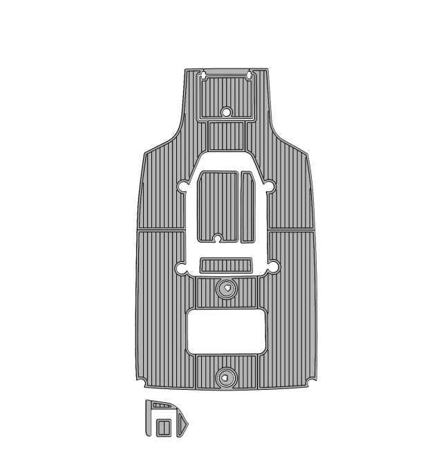 2022 Pathfinder 2600 Traction Mats Eva Foam Boat Flooring Marine Decking Hzchione Light Grey Black