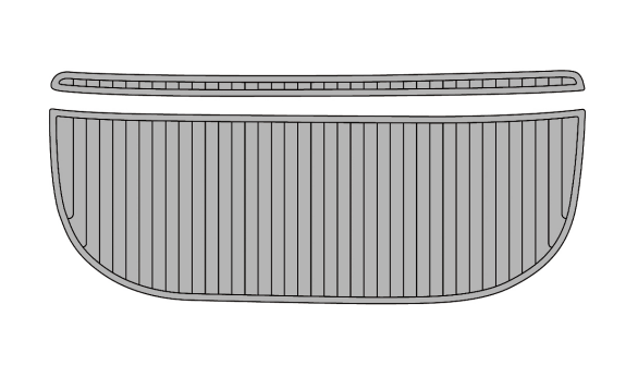 2008 Supreme SKI Traction Mats Eva Foam Boat Flooring Marine Decking Hzchione Light Grey Black