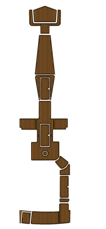 2016 2017 Eliminator Fundeck 28 Traction Mats Eva Foam Boat Flooring Marine Decking Hzchione Brown Black