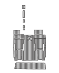 2006 Donzi 35 ZR Traction Mats Eva Foam Boat Flooring Marine Decking Hzchione Light Grey Black