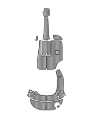 2017 Monterey 224 FS Traction Mats Eva Foam Boat Flooring Marine Decking Hzchione Gray Black