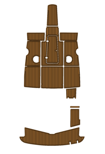 2013 Glastron 205GT Traction Mats Eva Foam Boat Flooring Marine Decking Hzchione Brown Black