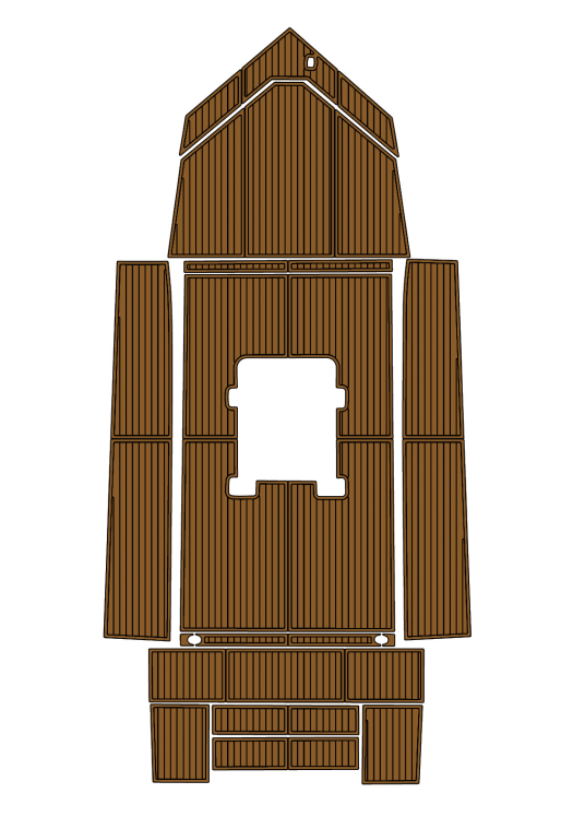 2003 Alumacraft 20CC Traction Mats Eva Foam Boat Flooring Marine Decking Hzchione Brown Black