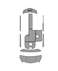 2017 MB Sports B52 21 Traction Mats Eva Foam Boat Flooring Marine Decking Hzchione Light Gray Black