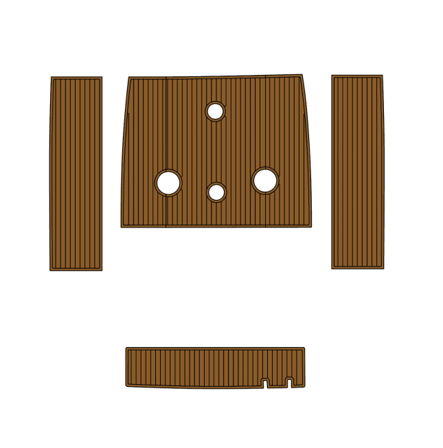 1996 WellCraft 22 Traction Mats Eva Foam Boat Flooring Marine Decking Hzchione Brown Black