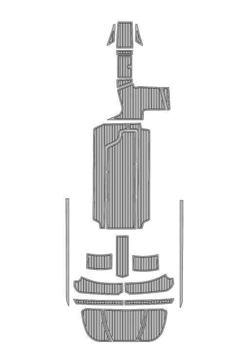 2012 Centurion Enzo 244 Traction Mats Eva Foam Boat Flooring Marine Decking Hzchione Light Grey Black