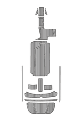 2012 Centurion Enzo 244 Traction Mats Eva Foam Boat Flooring Marine Decking Hzchione Light Grey Black