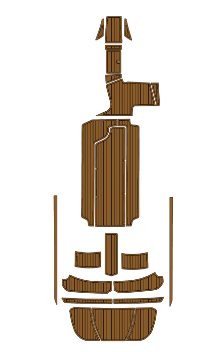 2012 Centurion Enzo 244 Traction Mats Eva Foam Boat Flooring Marine Decking Hzchione Brown Black