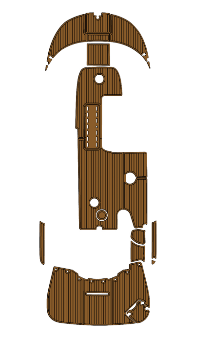 2009 Glastron 215 Traction Mats Eva Foam Boat Flooring Marine Decking Hzchione Brown Black