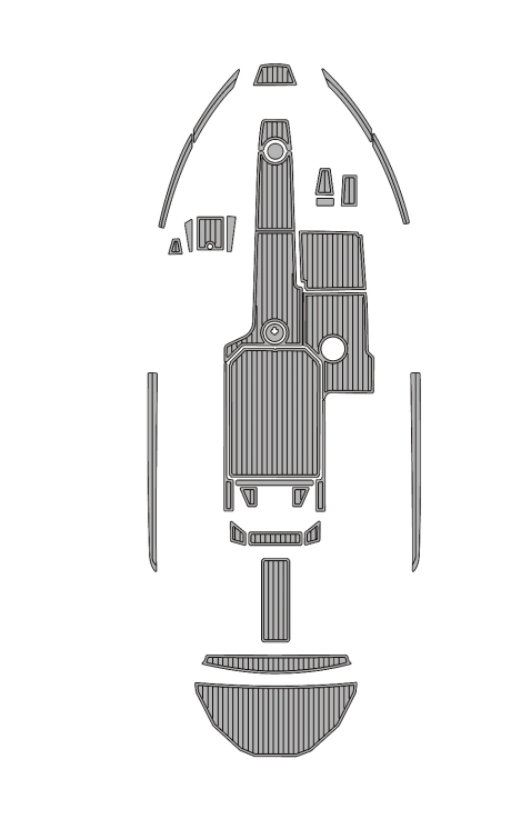 2019 Moomba Craz Traction Mats Eva Foam Boat Flooring Marine Decking Hzchione Light Gray Black