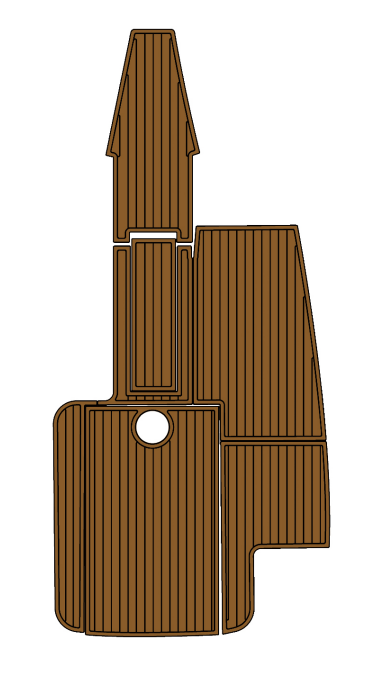2003 MasterCraft X30 Traction Mats Eva Foam Boat Flooring Marine Decking Hzchione Brown Black