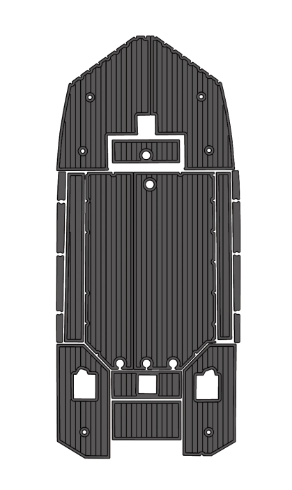 2023 Tracker 1564 Traction Mats Eva Foam Boat Flooring Marine Decking Hzchione Dark Grey Black