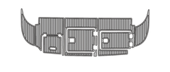 2003 Carver 370 Traction Mats Eva Foam Boat Flooring Marine Decking Hzchione Light Grey Black